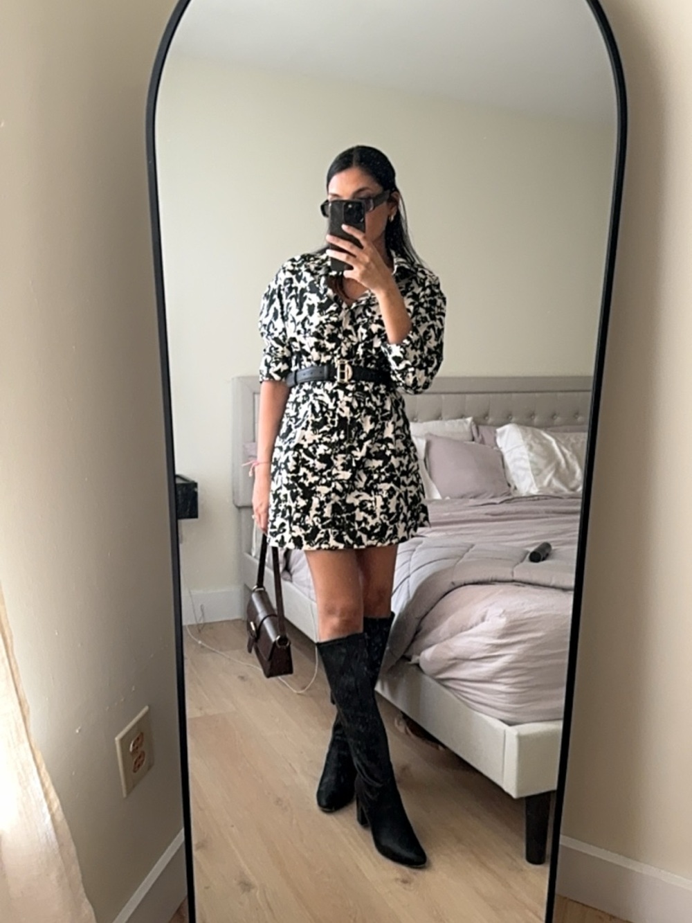 Mini collared Dress